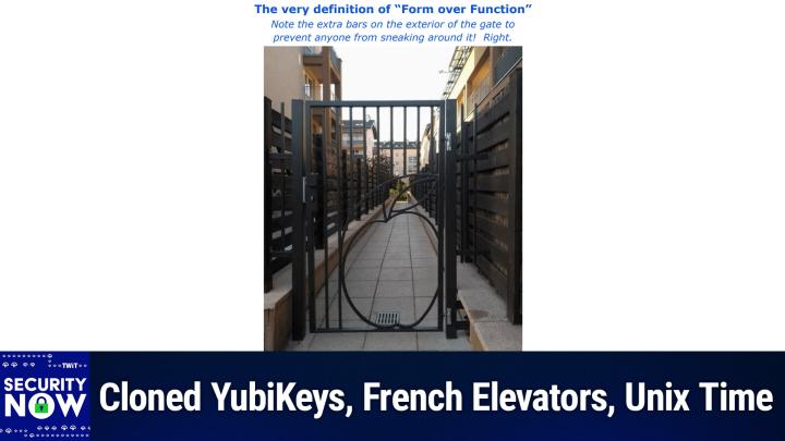 Cloned YubiKeys, Telegram vs. Signal, French Elevators, Unix Time