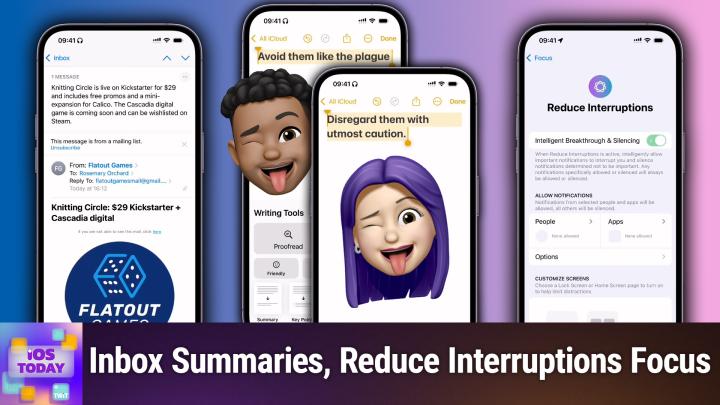iOS 724: iOS 18.1 Features, Tips and Tricks - Notification summaries, Smart Reply, Clean Up tool