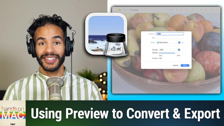 How To Change Image File Types in the Preview App