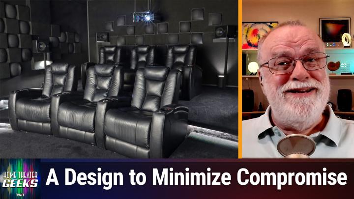HTG 457: The Event Horizon Home Theater - Form follows function in this blacked-out home theater