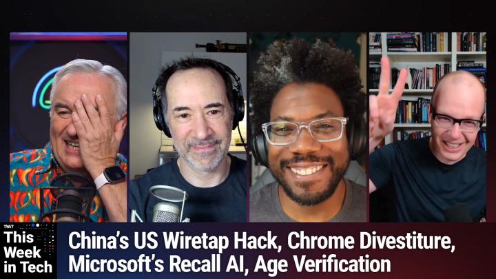 TWiT 1007: All the Hotdogs in the World - China's "Salt Typhoon" Hack, Google on the Chopping Block, Recall AI