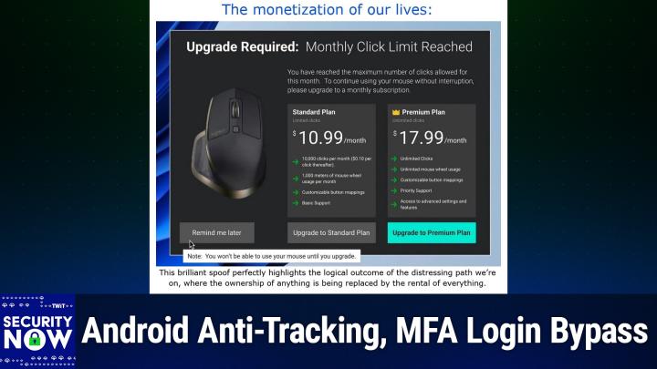 SN 1005: 6-Day Certificates? Why? - Android Anti-Tracking, MFA lLogin Bypass, BIMI