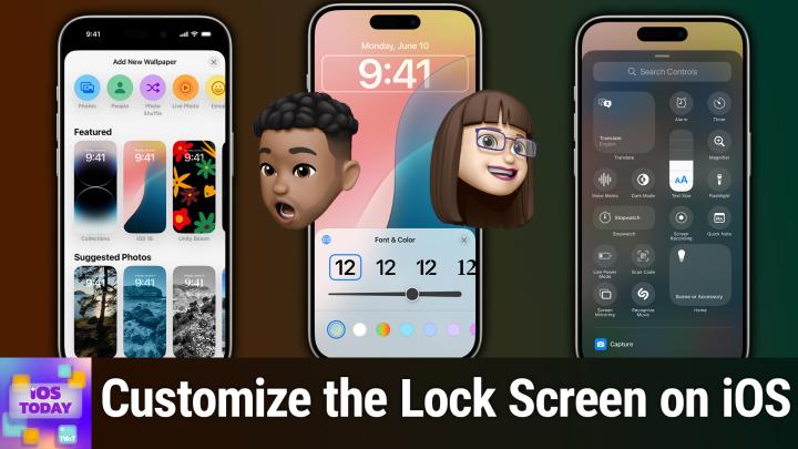 iOS 735: Level Up Your Lock Screen - Wallpaper styles, placing widgets, & linking a Focus