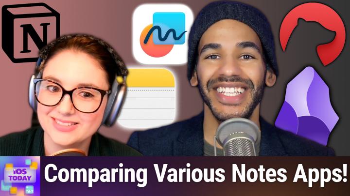 iOS 738: Notes Apps Showdown - Cheatsheet, Freeform, Notion, & more