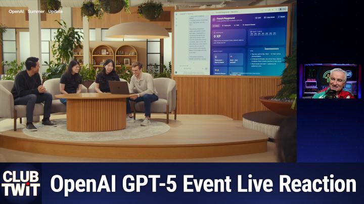 OpenAI Unveils GPT-5: Live Reactions With Leo Laporte