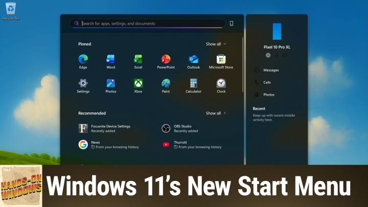 Windows 11’s New Start Menu