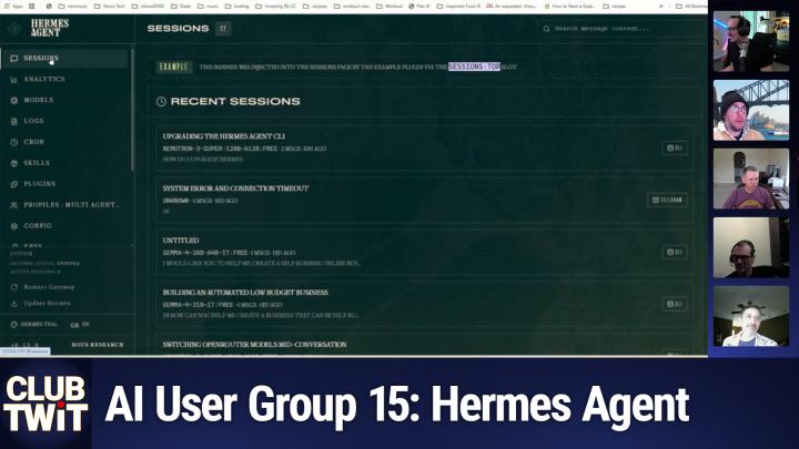Club TWiT AI User Group: Building Your Own AI Assistant – From Hermes to OpenClaw